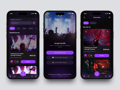 Event Mobile App Design app design booking concert date event event app event design app event flyer event mobile event mobile app events festival mobile mobile design party schedule seminar ticket uidesign uxdesign