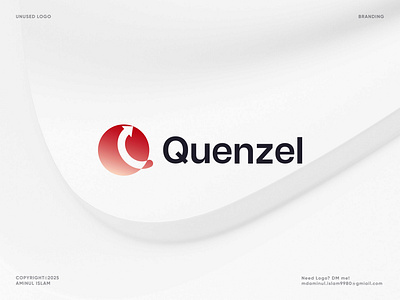 Quenzel Logo Design & Visual Identity brand brand identity brand identity design brand logo branding business logo business logo design company logo company logo design corporate identity identity logo logo design logo style guide logomark logotype modern logo visual identity design