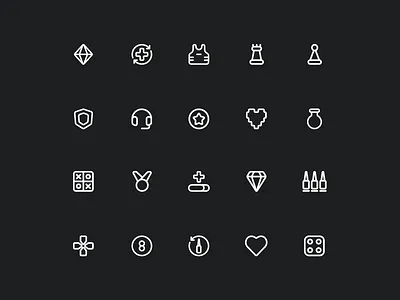 Category - Game Icons branding design design icon games graphic design icon design icon pack icon set iconify icons illustration