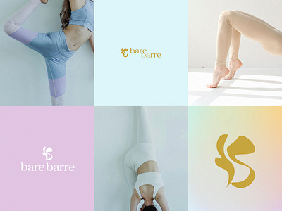 Logo concept for barre studio barre logo branding branding identity fitness logo logo sport logo visual identity yoga