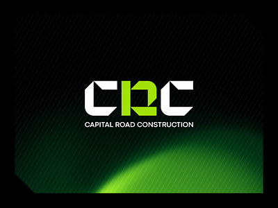 CRC Logo and Branding Design brand graphic design green logo logo road typography logo white logo