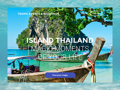 Agency Website adaptive design desktop mobile tablet tourism travel app travel blog travel web travel website travelling ui ui design web web design web app web design web site website wedding