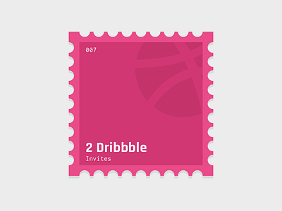 2 Dribbble Invites Giveaway! dribbble invites ticket