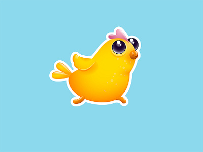 chicken animal chicken cute illustration vector