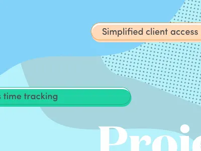 min.team landing page colorful gantt pattern project management