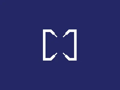 Robots Making X's design graphic design logo robots welding x