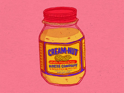 Daily Doodle #51 dailies doodle food illustration michigan pb peanut butter pure michigan