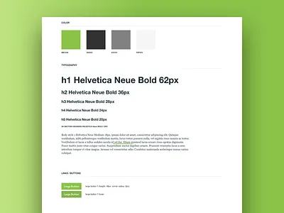 Style Guide style guide web