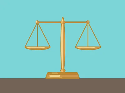 Scales of Justice illustration scales of justice