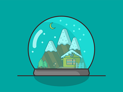Snow Globe holidays snow