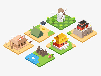 isometric building building china icon illustration isometric ps ui