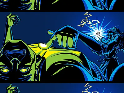 ElectroJesus comic contrast electric lazarus light resurrection