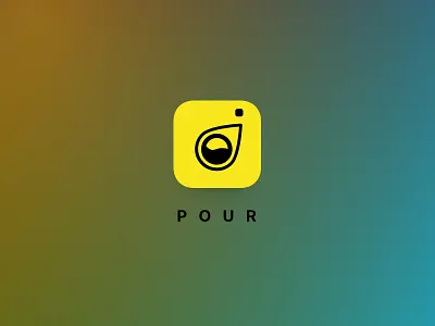 Pour brand logo logotype pour pourapp pourapp.me
