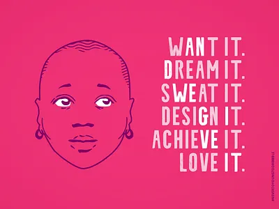 The Corrected One girl illustration simple vector