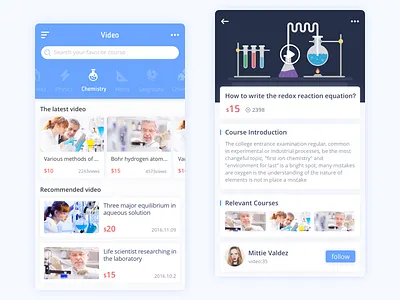 Education App app ui
