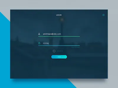 Login Screen form form fields login sign in sketch ui ux