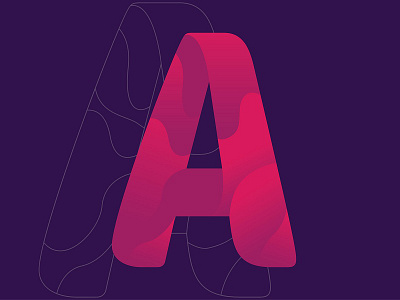 Fontselft_A design font illustration