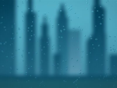 "Blue" // Motion animation cinemagraph city design fx motion motion design motion graphics rain mood skyline trace vfx