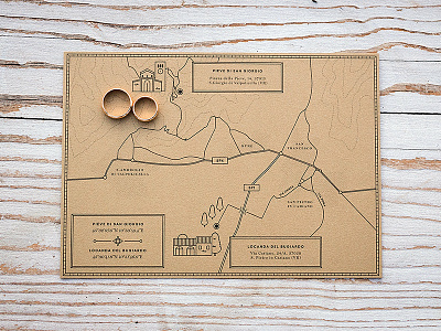 Wedding Map church icon illustrator map restaurant simple line