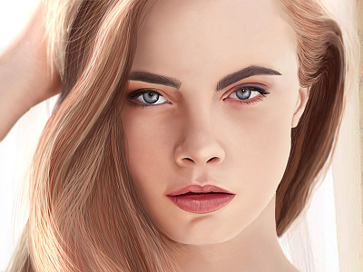 Cara Delevingne art cara delevingne portrait