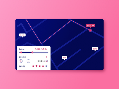 DailyUI #020 020 card dailyui location map self tracker travel
