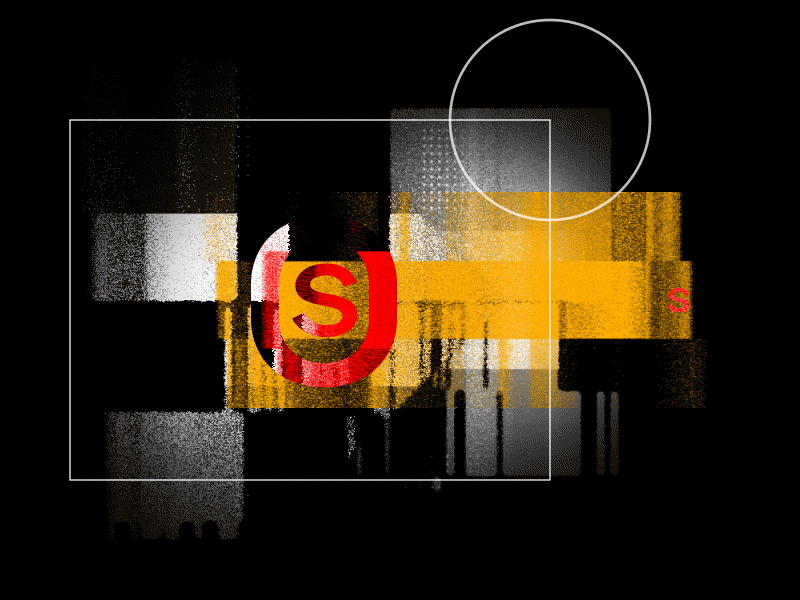 SOS after effects colors design motion orange shapes titles type yellow