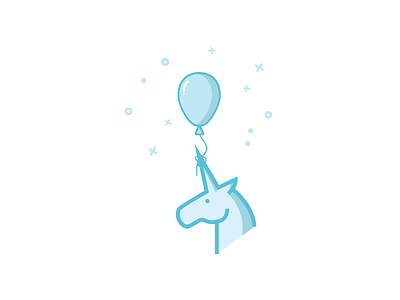 Majestic badge branding drawing flat icon illustration illustrator line logo unicorn ux vector