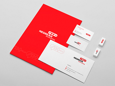 Negrean accounting envelope folder lost and found preview stationery design