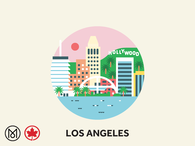 Air Canada X Monocle Map canada hong kong illustration losangeles monocle montreal newyork ottawa sydney tokyo toronto vancouver