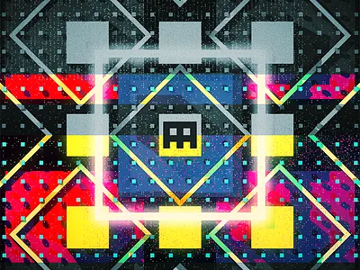 Geometricone 3d c4d cinema4d composition design explosion mograph motionblur motiongraphics