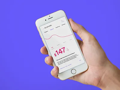 Elevar - Insight analytics chatbot circular conversation hack interface lofi mashine pixel ui ux