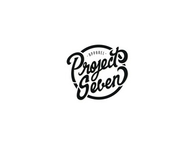 PROJECT SEVEN APPAREL apparel brand branding clothing fashion identity logo