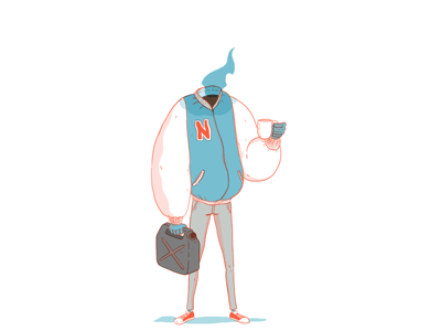 Morning coffee Wip animation cel character character design coffee fire flame fx gas oil morning photoshop wip