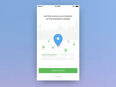 Location Permission V1 custom permission ios location permission mobile ui