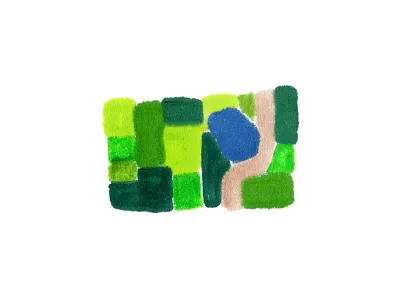 Country Landscape doodle drawing ink landscape