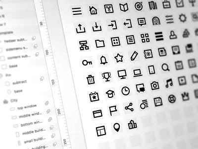 Admin Icon Pack WIP admin billing dashboard folder icons mobile safe star switch ui