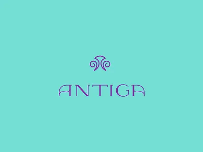 Antiga apparel brand clothes fashion lettering logo women