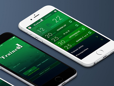 Iphone 6 UI Design android ios mobile slider uiux