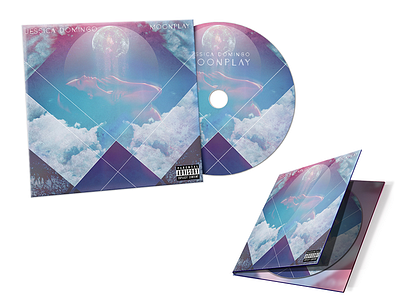 Moonplay EP Artwork album ambient branding cd collage ep geometric hip hop logo moon moonplay music