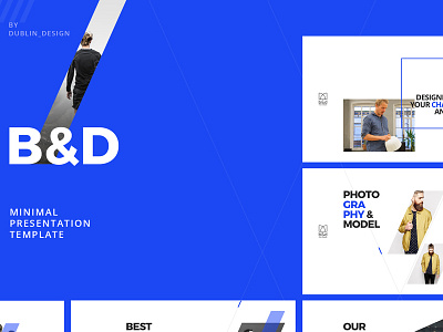 B&D-Powerpoint Template creativemarket keynote mini minimal powerpoint presentation