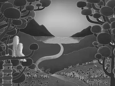 Bande de Sauvages - 2016 black and white illustration nature savage wildlife