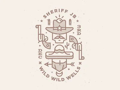Birthday Showdown Badge badge birthday cowboy sheriff showdown west wild west