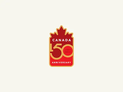 C150 2 badge canada logo logo design shield typography vintage