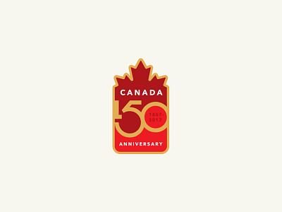 C150 2 badge canada logo logo design shield typography vintage