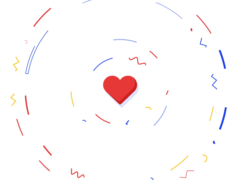 Heart in the middle 2d after effects creative lemons heart illustration motion design motion graphics