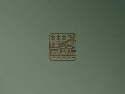 Small Town 1 edp gradient icon identity line small town