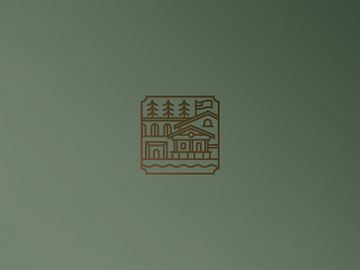 Small Town 1 edp gradient icon identity line small town