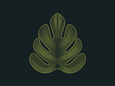 Rumble - Leaf Texture drawing illustrator leaf monstera