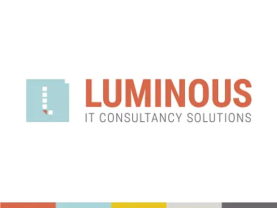 Luminous :: Logo brand consultant file it logo pixel solution