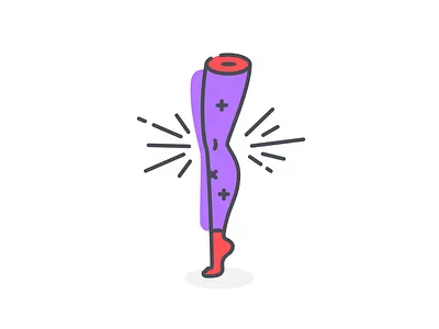 New leggings!! foot illustration leggings